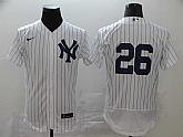 Yankees 26 DJ LeMahieu White 2020 Nike Flexbase Jersey,baseball caps,new era cap wholesale,wholesale hats